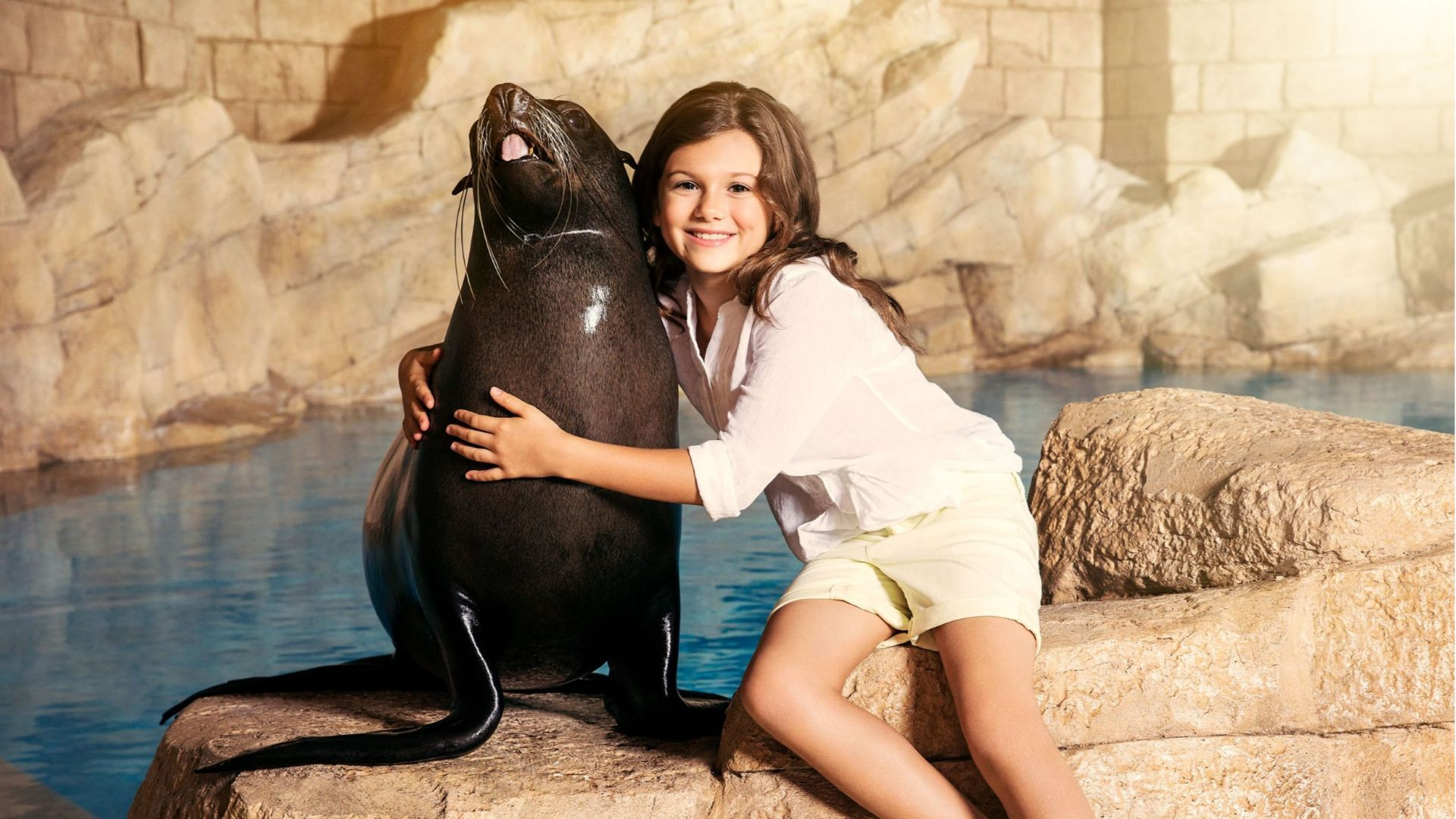 Aquaventure Water Park - Atlantis Sea Lion Meet & 