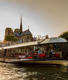 Bateaux Mouches: Romantic Dinner Cruise with Excellence Menu
